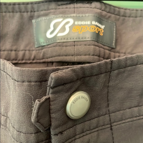 Eddie Bauer Sport Grey Outdoor Pants Womens 14 Utilty Hiking Camping - Picture 2 of 7